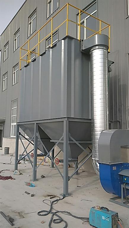 布袋除塵器安裝現(xiàn)場圖